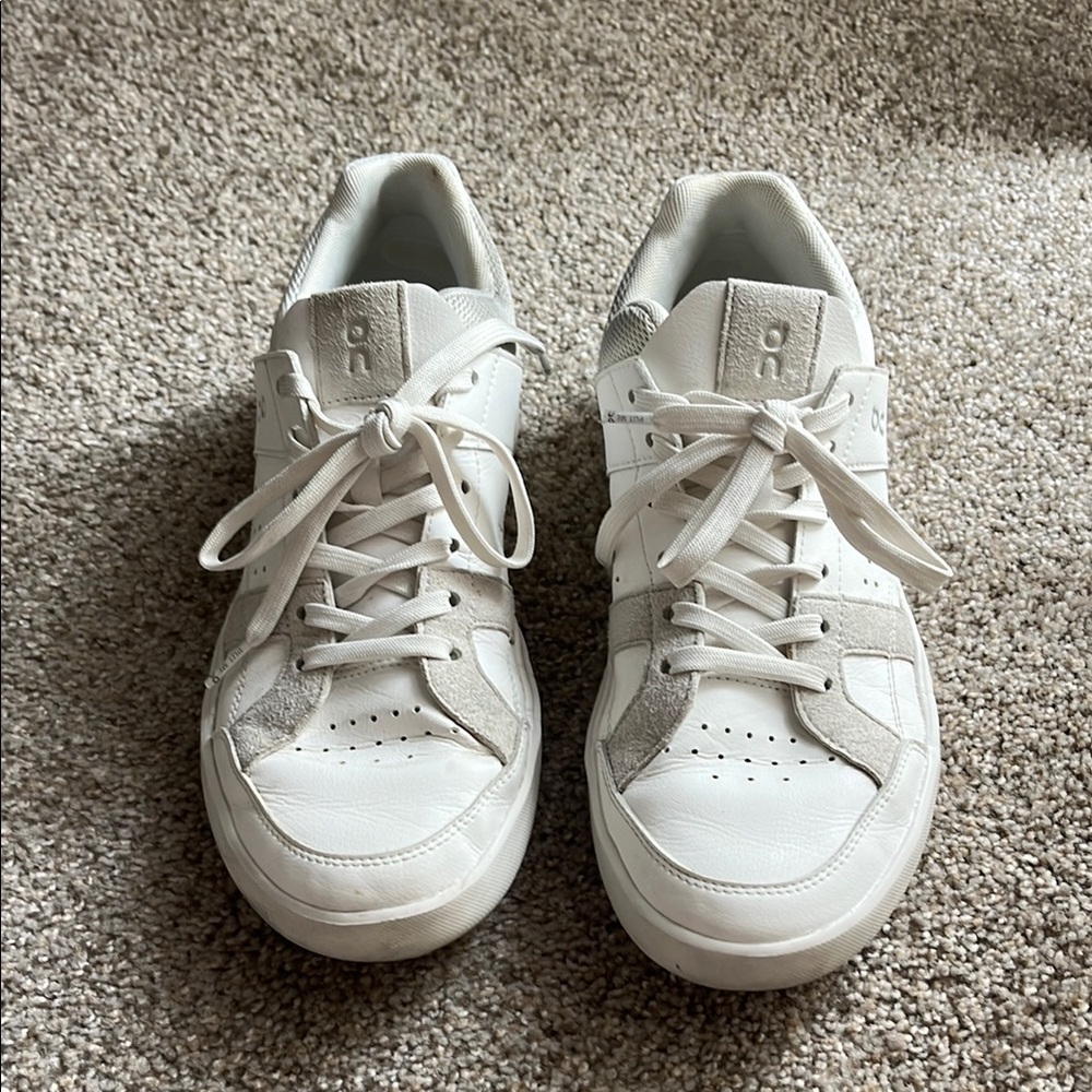 On White Sneakers